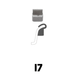 Clip-On WW - I7 Profile 3.0 oz, Heavy Duty, Box of 20 - Lead Uncoated