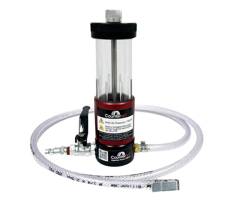 Counteract Injection Pump for Balancing Bead Injection