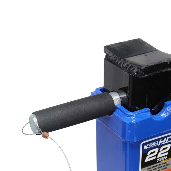 K-Tool 22 Ton Jack Stands (HD) (Pin Style)