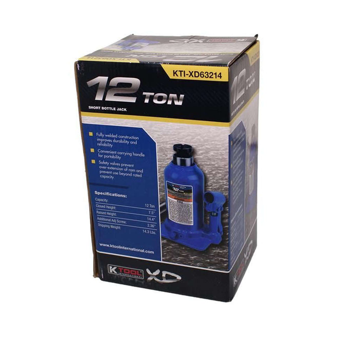 Gato de botella corto K-Tool de 12 toneladas (soldado)