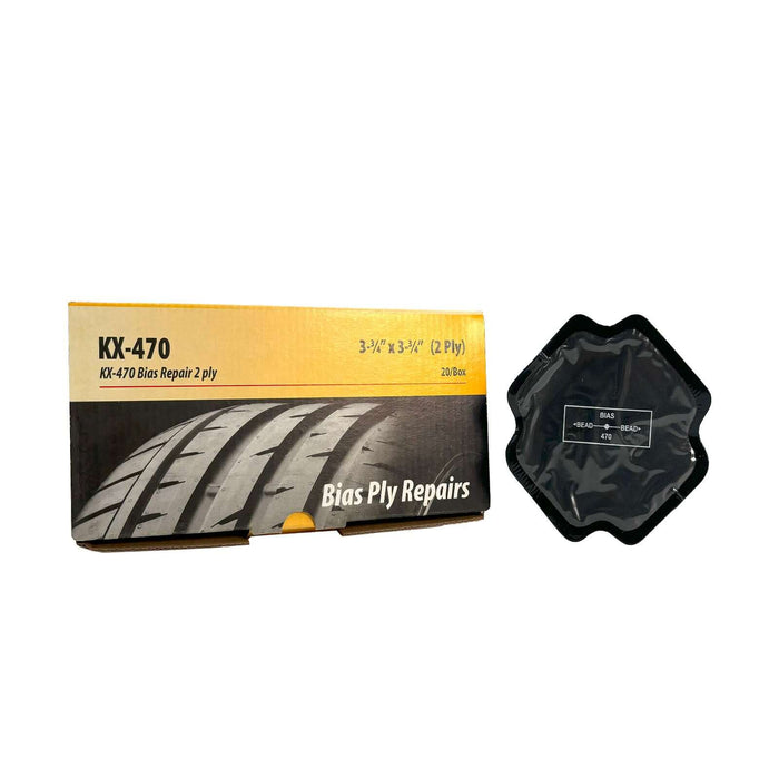 Kex 470 Bias Ply Tire Repair Unit, 3-3/4", 2 Ply (20 bx)
