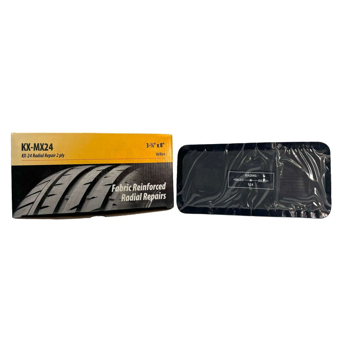 Kex MX24 Radial Tire Repair Unit, 3" x 8", 2 Ply (10 bx)