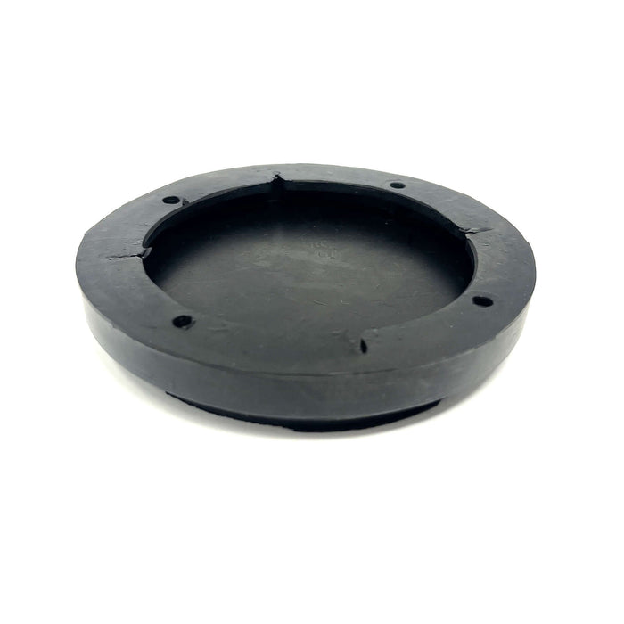 Almohadillas de goma giratorias redondas deslizables estilo gofre con tornillos, paquete de 4