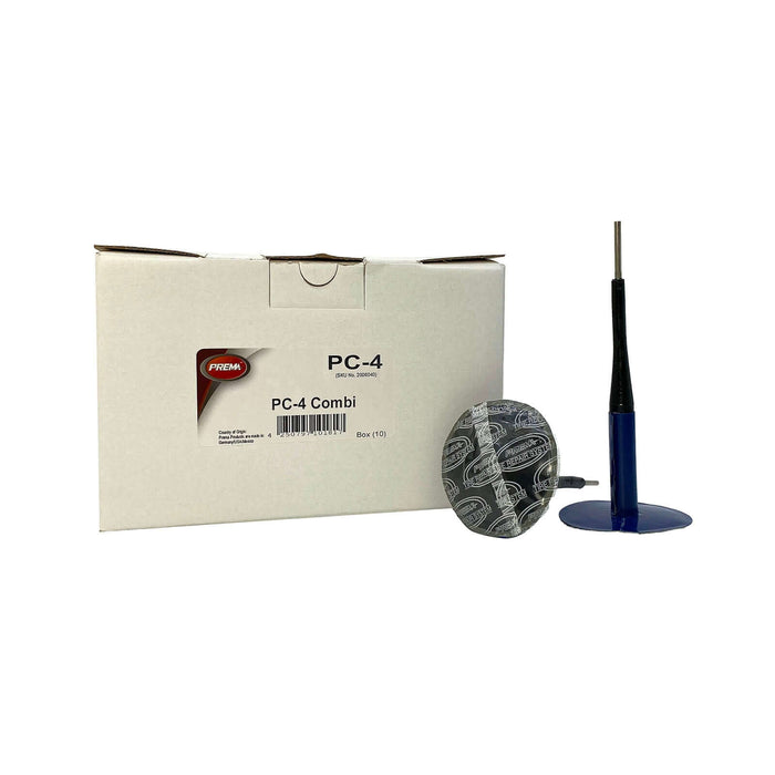 Unidad combinada Prema PC-4, universal, cable conductor, protección contra lesiones de 3/8", parche RD de 2.1/2" (10 cajas)