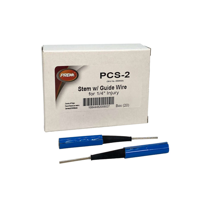 Inserto para clavos Prema PCS-2, de extracción, para lesiones de 1/4" (caja de 20)