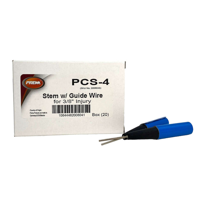 Inserto para clavos Prema PCS-4, de extracción, para lesiones de 3/8" (caja de 20)