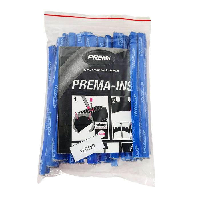 Reparación de insertos Prema PRI-3, para orificio de 1/4", 5,1/8" de largo, envuelto en polietileno azul reforzado (caja de 40)