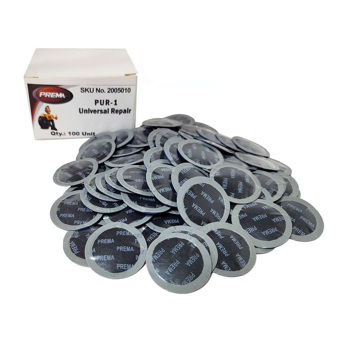 Parche universal Prema PUR-1, redondo de 1 1/4" (caja de 100)