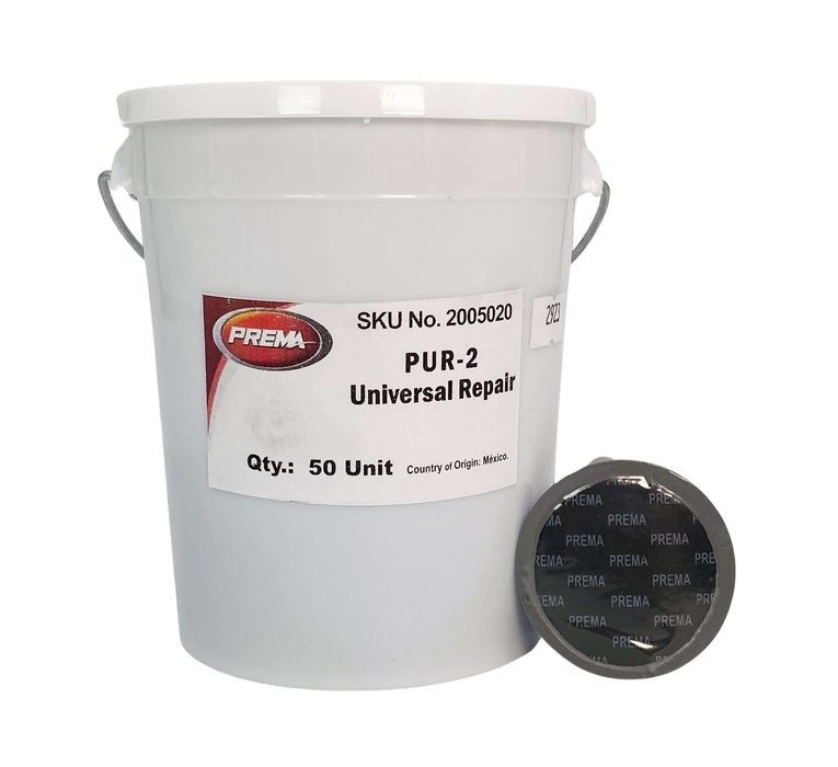Parche universal Prema PUR-2, redondo de 2" (cubeta de 50)