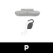 Zinc Clip-On Wheel Weights - P Profile - 1 oz