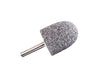 Buffing Stone - 24 Grit, Round/Gumdrop Shape - 1/4" Shank