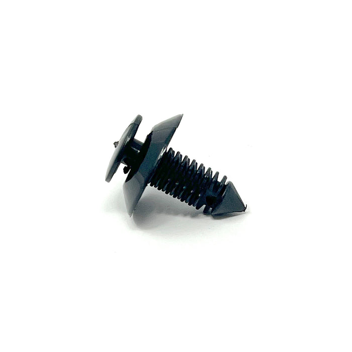 Black Nylon Door Panel Ret - 5/16" (8mm) Hose Size, 19mm stem length (Pack of 25)