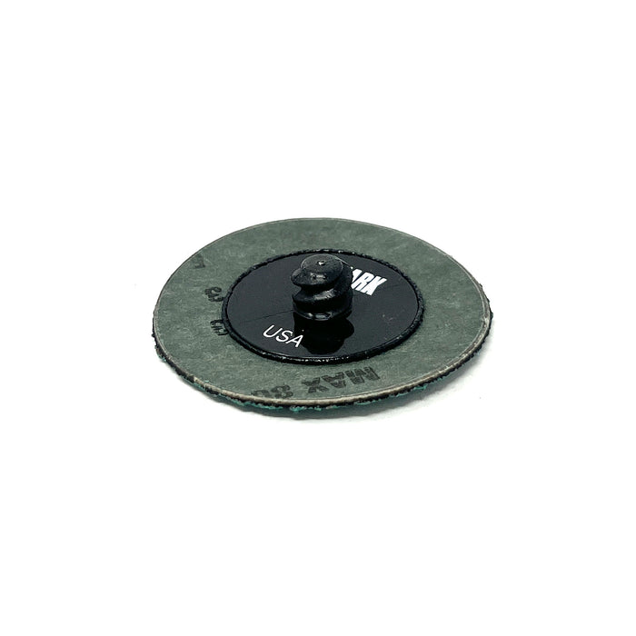 Disco de acondicionamiento de superficies de zirconio verde de 2" y grano 36 (caja de 25)