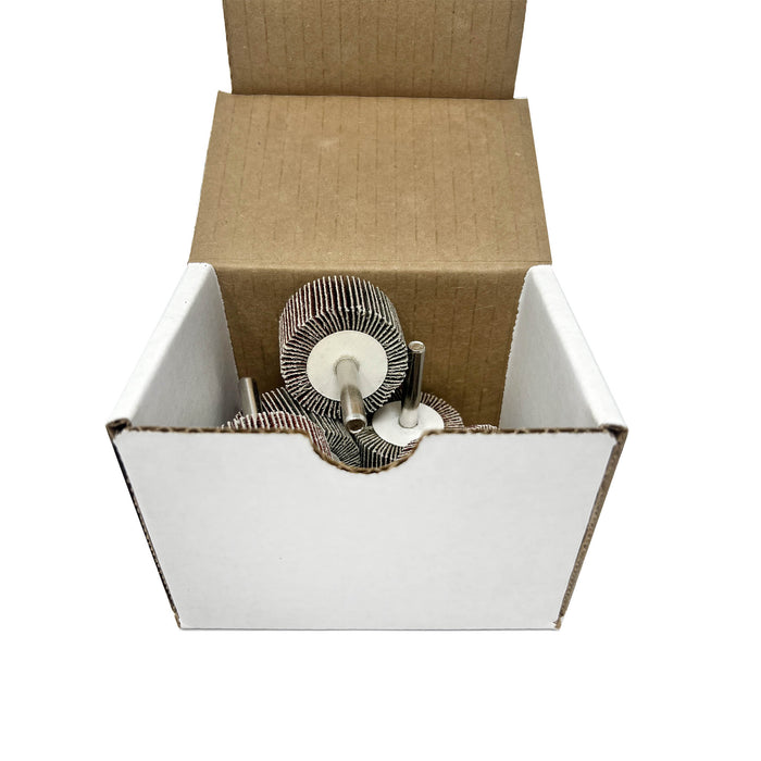 Disco de aleta de 1 1/2" x 1" - Grano 120, paquete de 5