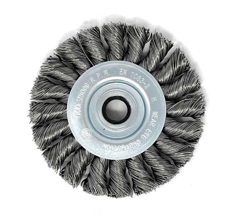 3" Twisted Wire Wheel (Heavy Duty   .014 Wire)