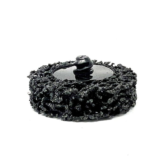 5PK 2” Black Strip/Brite pads with Twist to lock backing