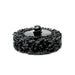 5PK 2” Black Strip/Brite pads with Twist to lock backing