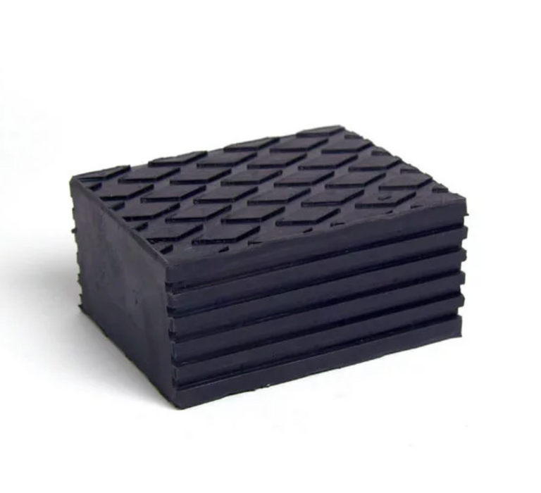 Bloque de goma universal de 6-1/4" x 4-3/4" y 3" de grosor (paquete de 4)