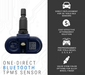 One-Direct Tesla BLE TPMS Sensor. Direct fit for Tesla applications equipped with BLE.