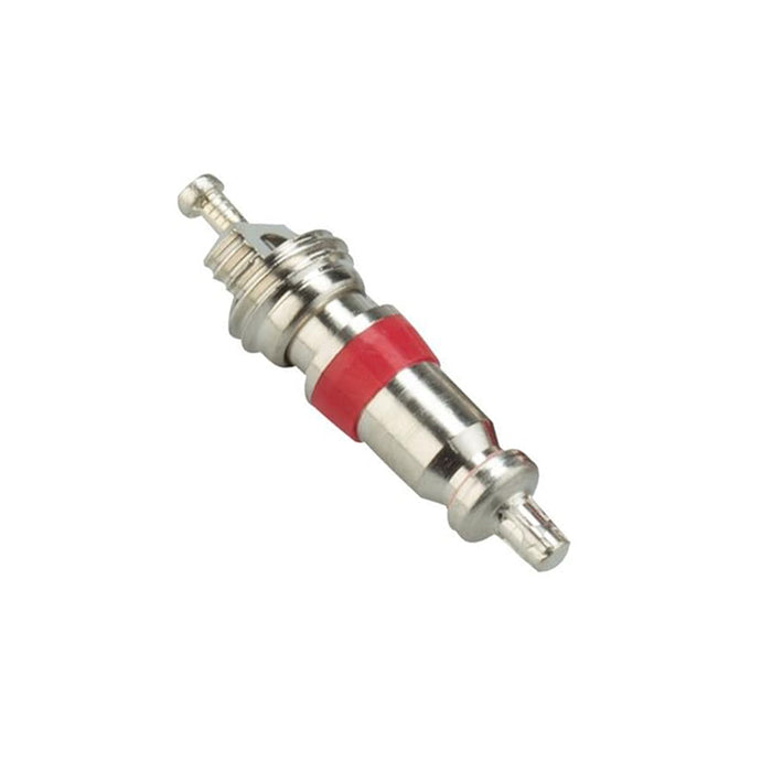 Núcleos de válvula TPMS niquelados - Sello de teflón rojo (100/caja)