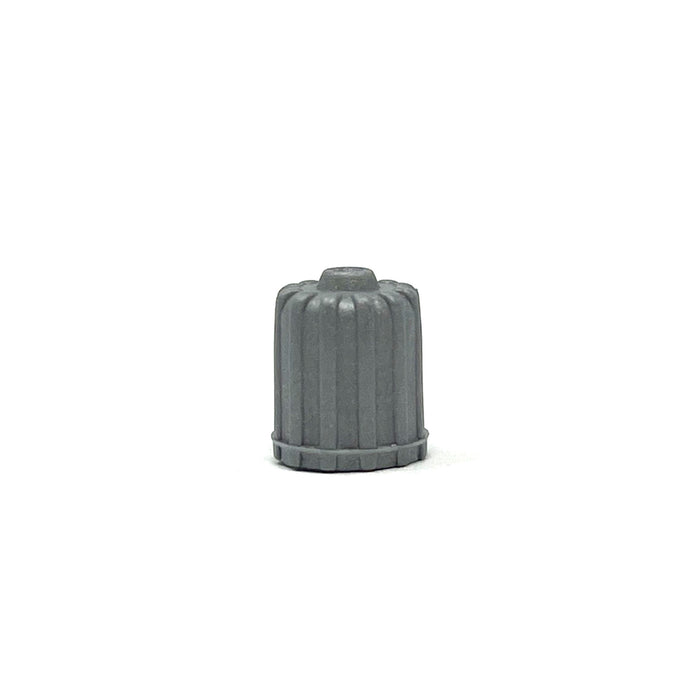 Gray Plastic Valve Caps: Gray Plastic TPMS Caps, 100pcs/Bag