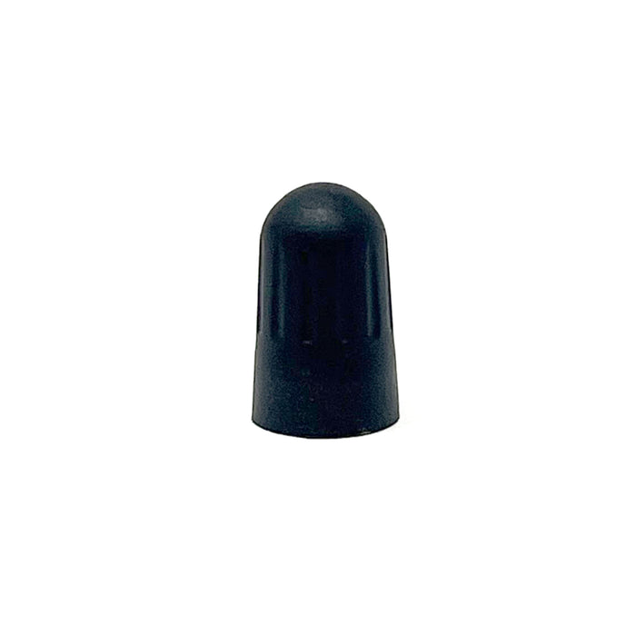 Long Black Plastic Valve Caps 100pcs/Bag