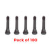 TR414 - Snap-In Rubber Tubeless Tire Valve - For 0.453" Bore Hole - 1.5" Height - 100 Pack