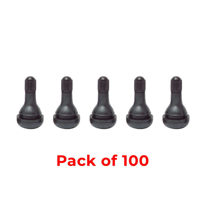 TR415 - Snap-In Tire Valve - 1.25" Height - 100 Pack