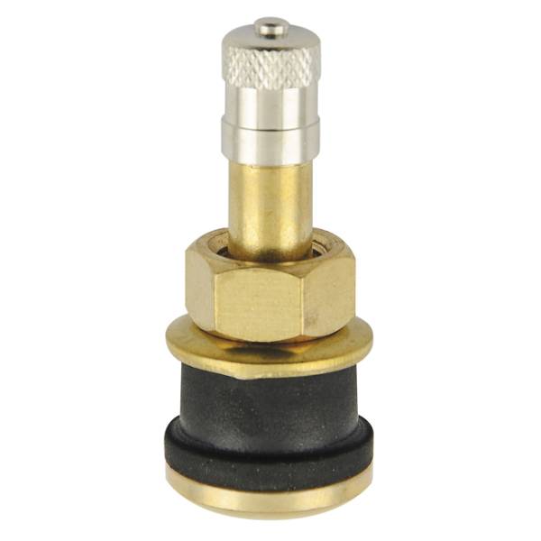TR501 - Clamp-In Truck Tire Valve - 1.5" Height - Straight -  100pk