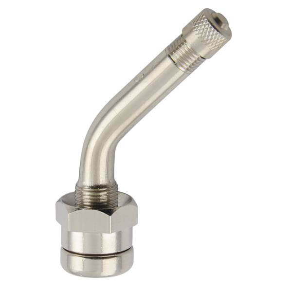 TR543C - Clamp-In Truck Tire Valve - 45° Bend - 100pk
