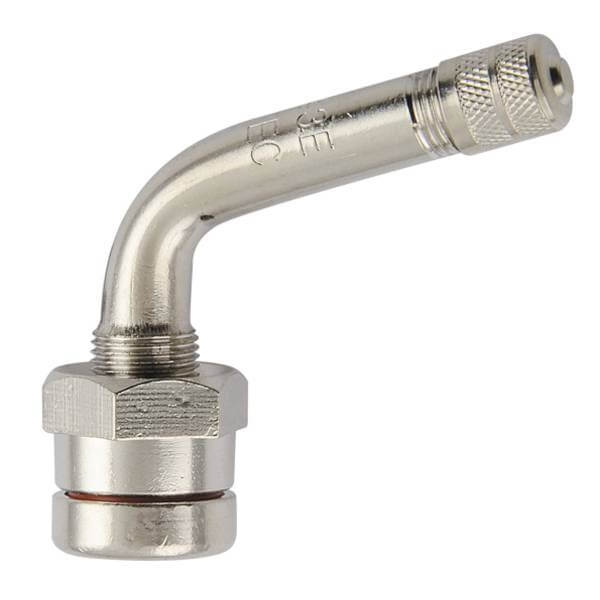 TR543E - Clamp-In Truck Tire Valve - 75° Bend - Each