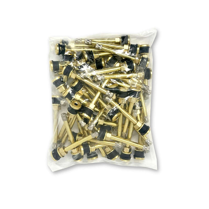 TR571 - Válvula de neumático de camión con abrazadera - 3,38" - Recta - Bolsa de 50