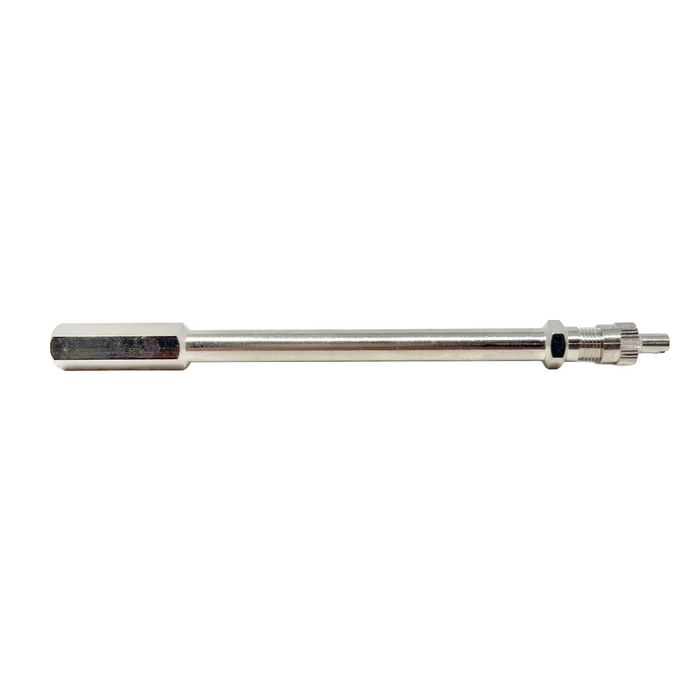 Tire Valve Extension, Straight - 4", 1.25" Collar