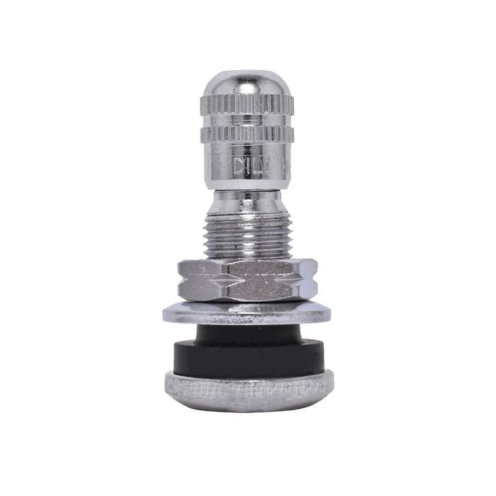 Dill VS-944DW Tire Valve, Low Profile Chrome - 0.453" Bore (10pk)