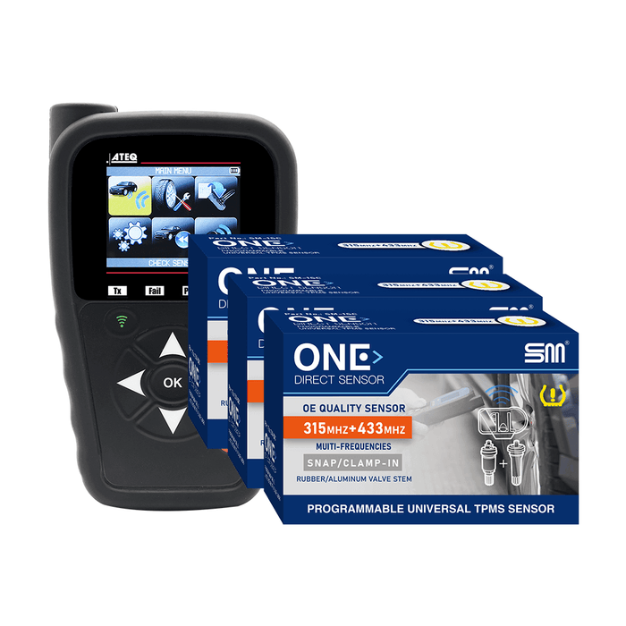 ATEQ VT47 TPMS Tool + 40 "One-Direct" TPMS Sensor Kit
