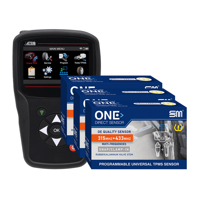 ATEQ VT57 TPMS Tool + 120 "One-Direct" TPMS Sensor Kit