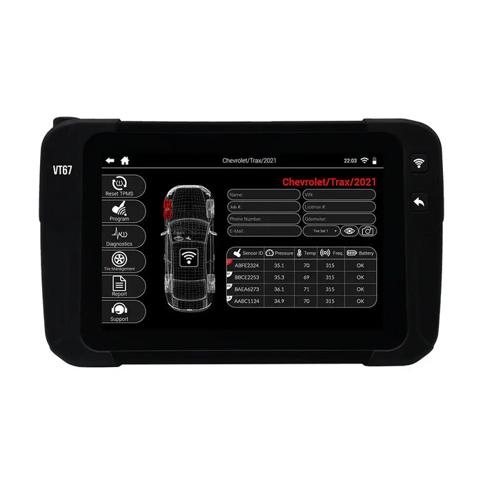 VT67 TPMS Tool + 10 Sensor Kit