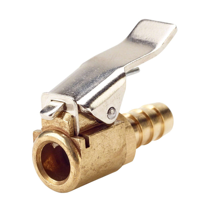 Euro-Style Clip-On Air Chuck - 1/4" Hose Barb - Open