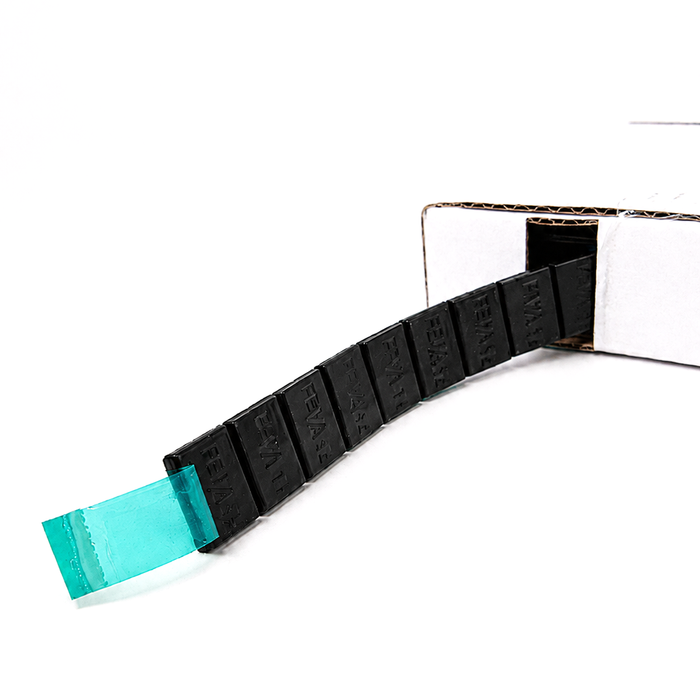 Adhesive Wheel Weight Roll, 1/4 oz, 720 Pc, Black OEM Coating