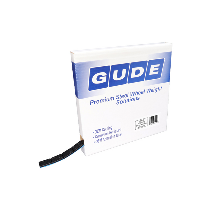 Adhesive Wheel Weight Roll, 1/2 oz, 360 pc, Black Coating