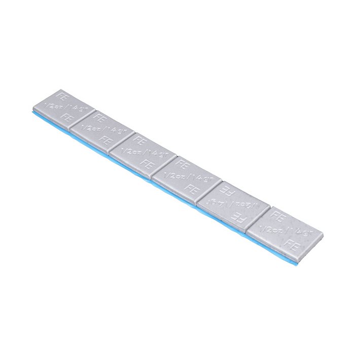 Adhesive Wheel Weights, 1/2 oz, 288 Segments, Silver OEM Coating