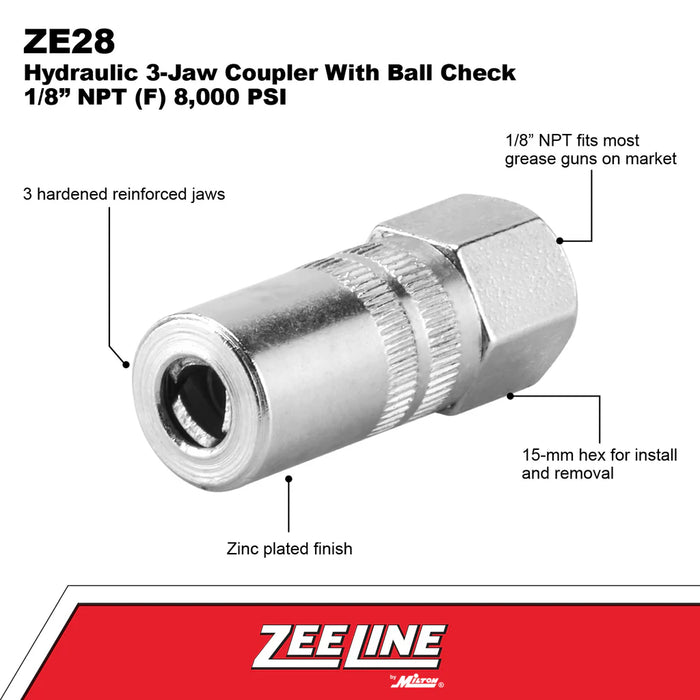 8,000 PSI HYDRAULIC COUPLER