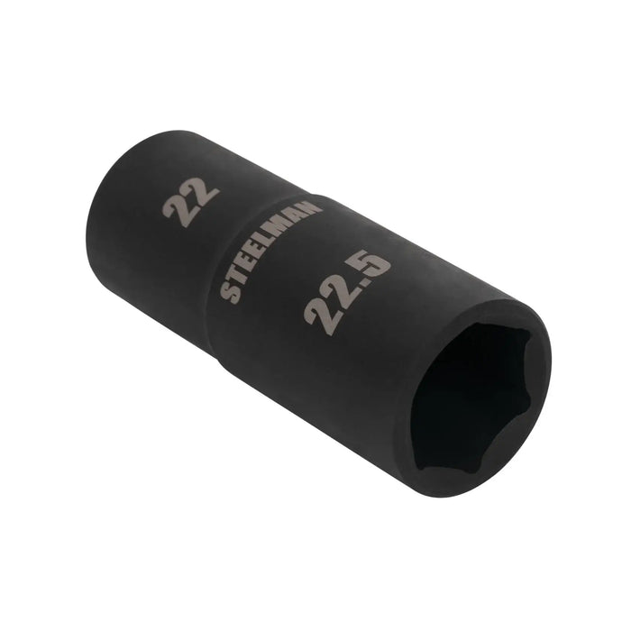 Dado de impacto de 1/2" de profundidad, 22 mm x 22,5 mm, pared delgada