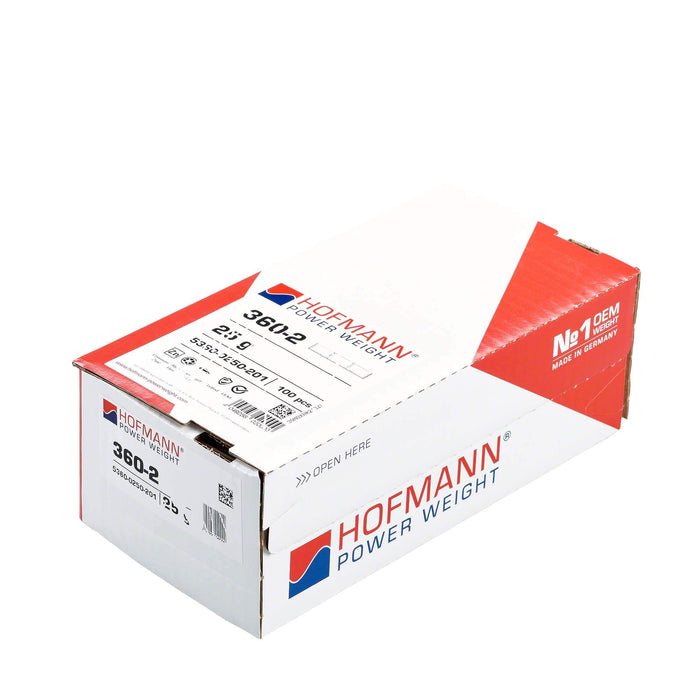 Adhesive Wheel Weight - HPW Type 360 - 25g - Box of 100