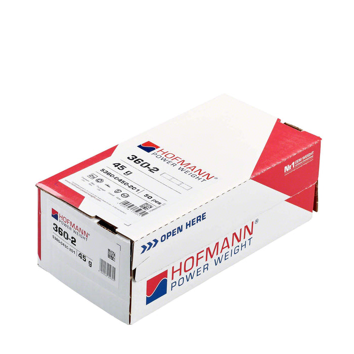 Adhesive Wheel Weight - HPW Type 360 - 45g - Box of 50