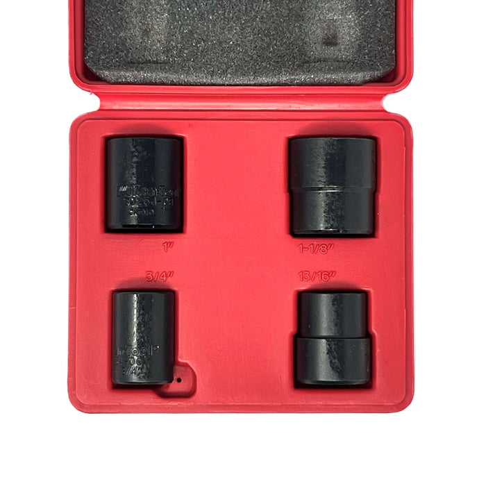 Juego de 4 vasos de impacto para extraer tuercas de rueda