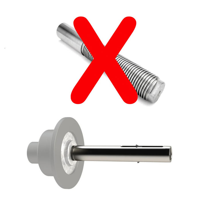 AutoClamp Handle for 40mm Shafts - Threaded Grip Style