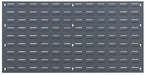Louvered Panel for Bins - 36" x 19" - Gray