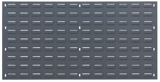 Louvered Panel for Bins - 36" x 19" - Gray