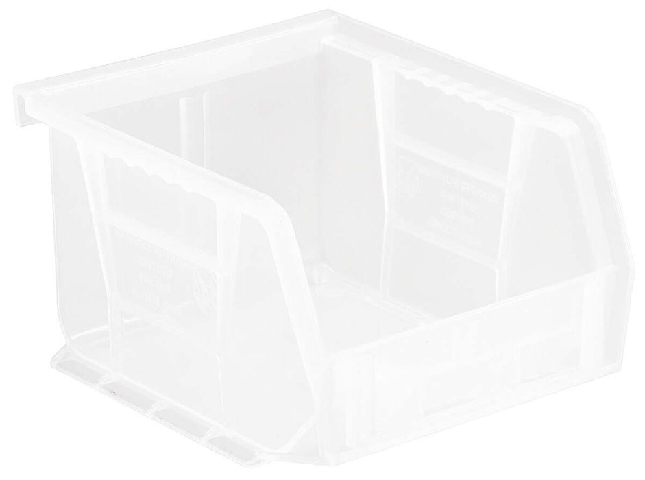 Stack + Hang Bins - 3.375in x 4.125in x 3in - Clear - 24 Case